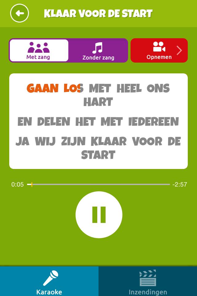 Kinderen voor Kinderen Karaoke