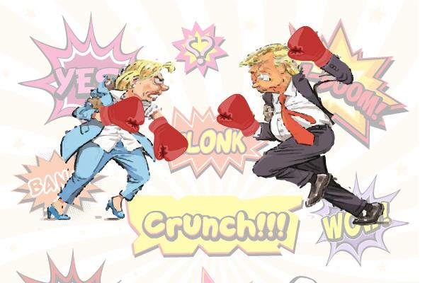 Knockout Trump & Clinton