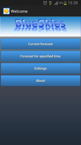 BlueSkies Weather Forecast