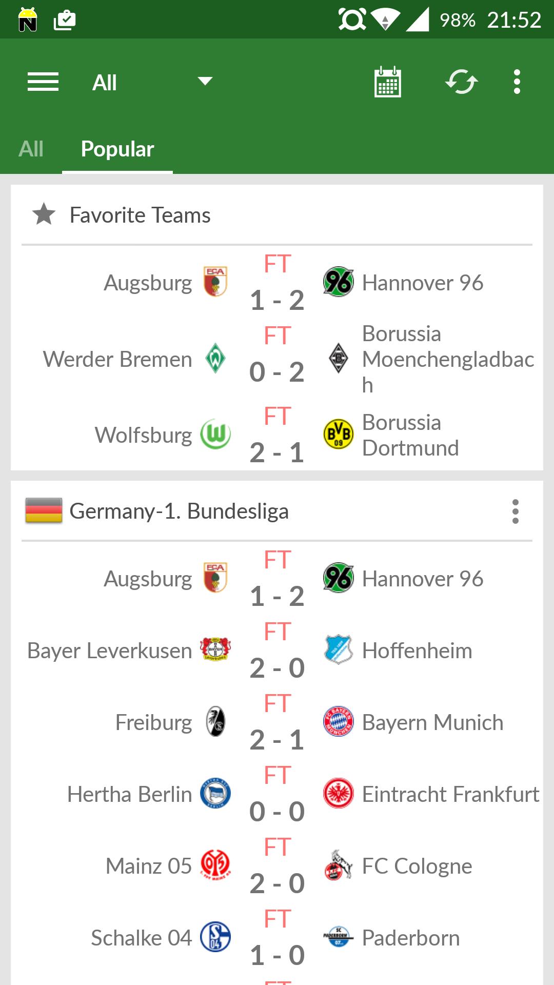German Football - Bundesliga