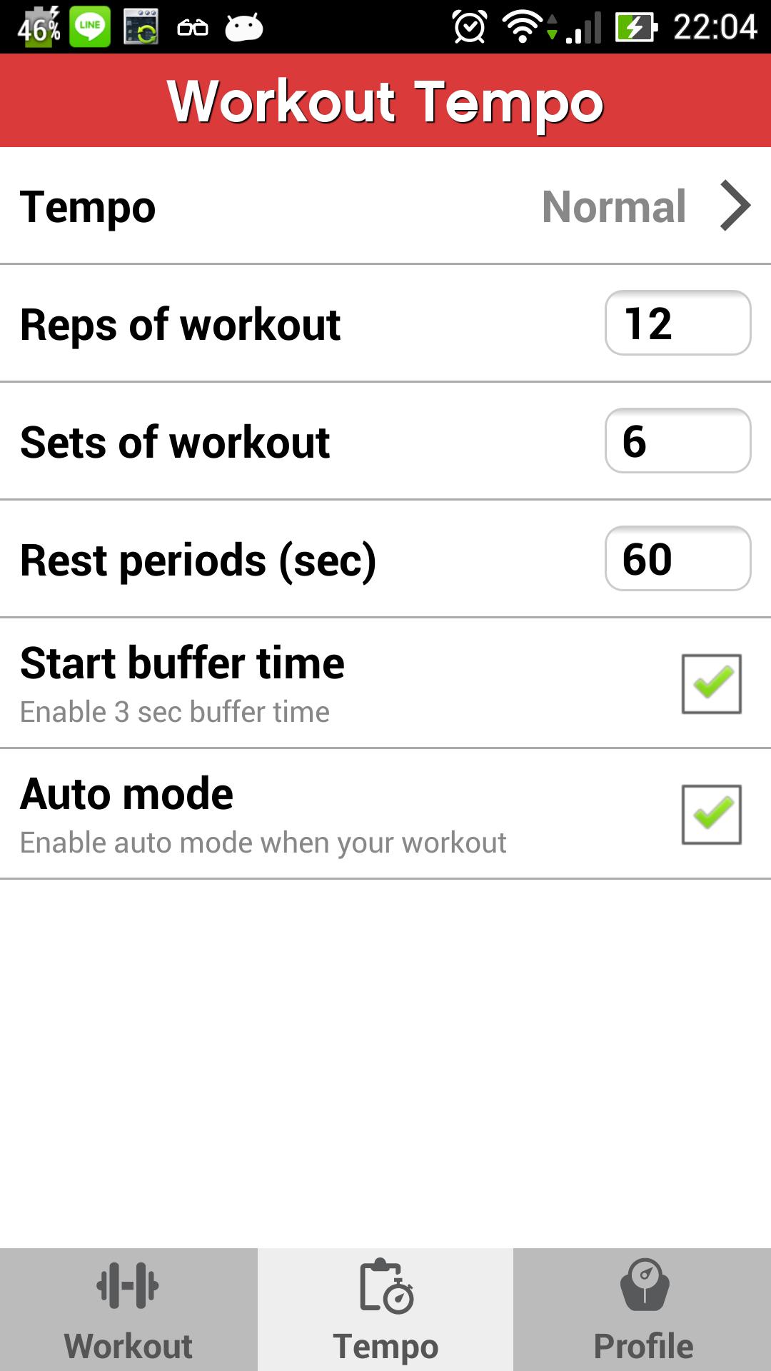 Fitness & Workout Tempo