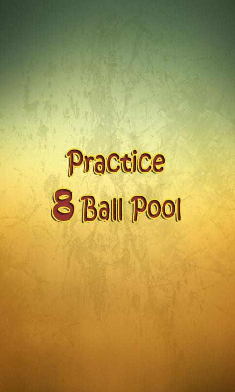 Practice 8 Pool Ball