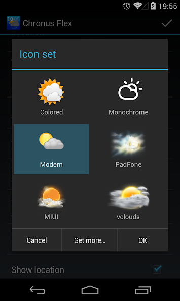 Chronus: Modern Weather Icons