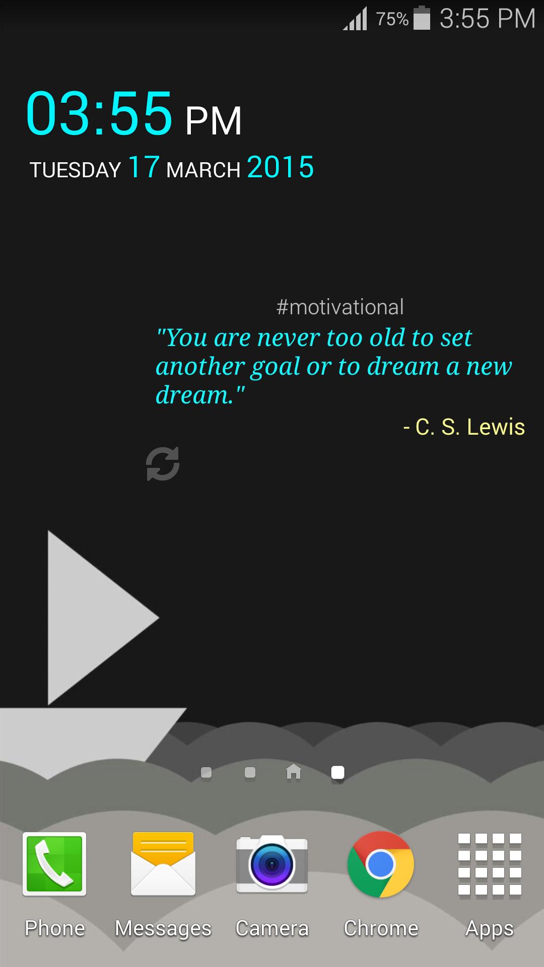 Hourly Quotes Widget