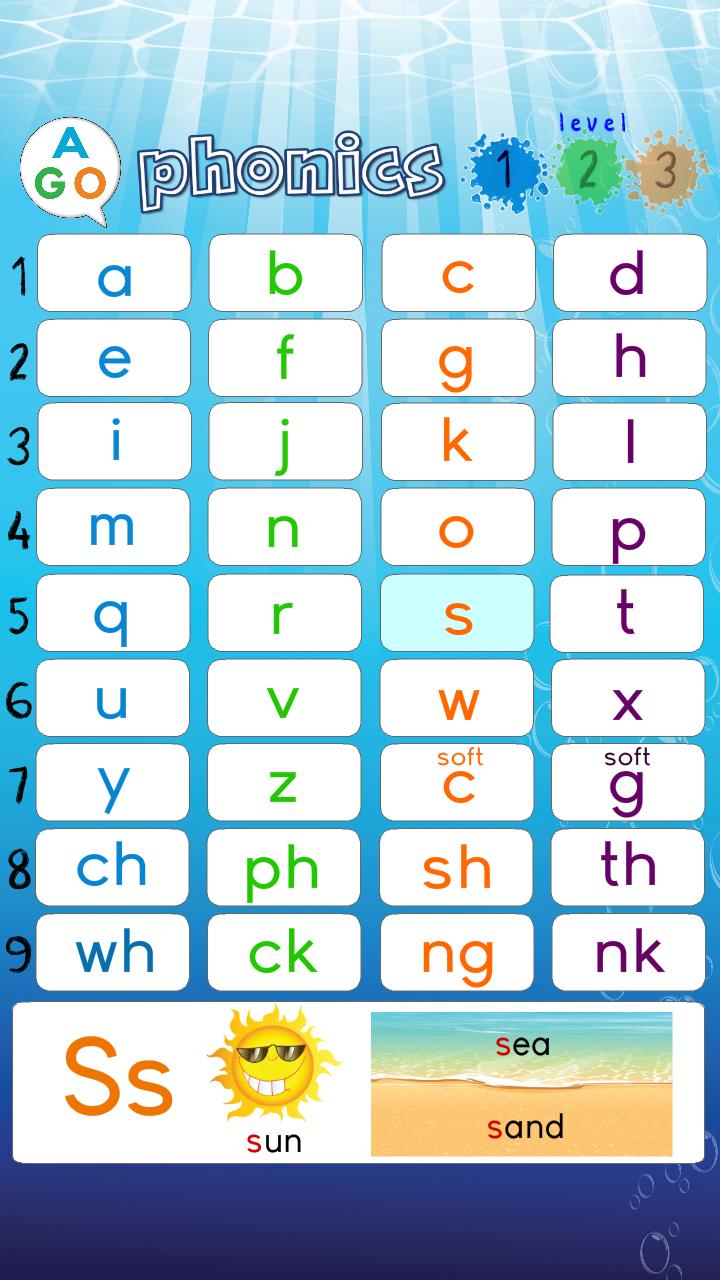 AGO Phonics Sound Pad