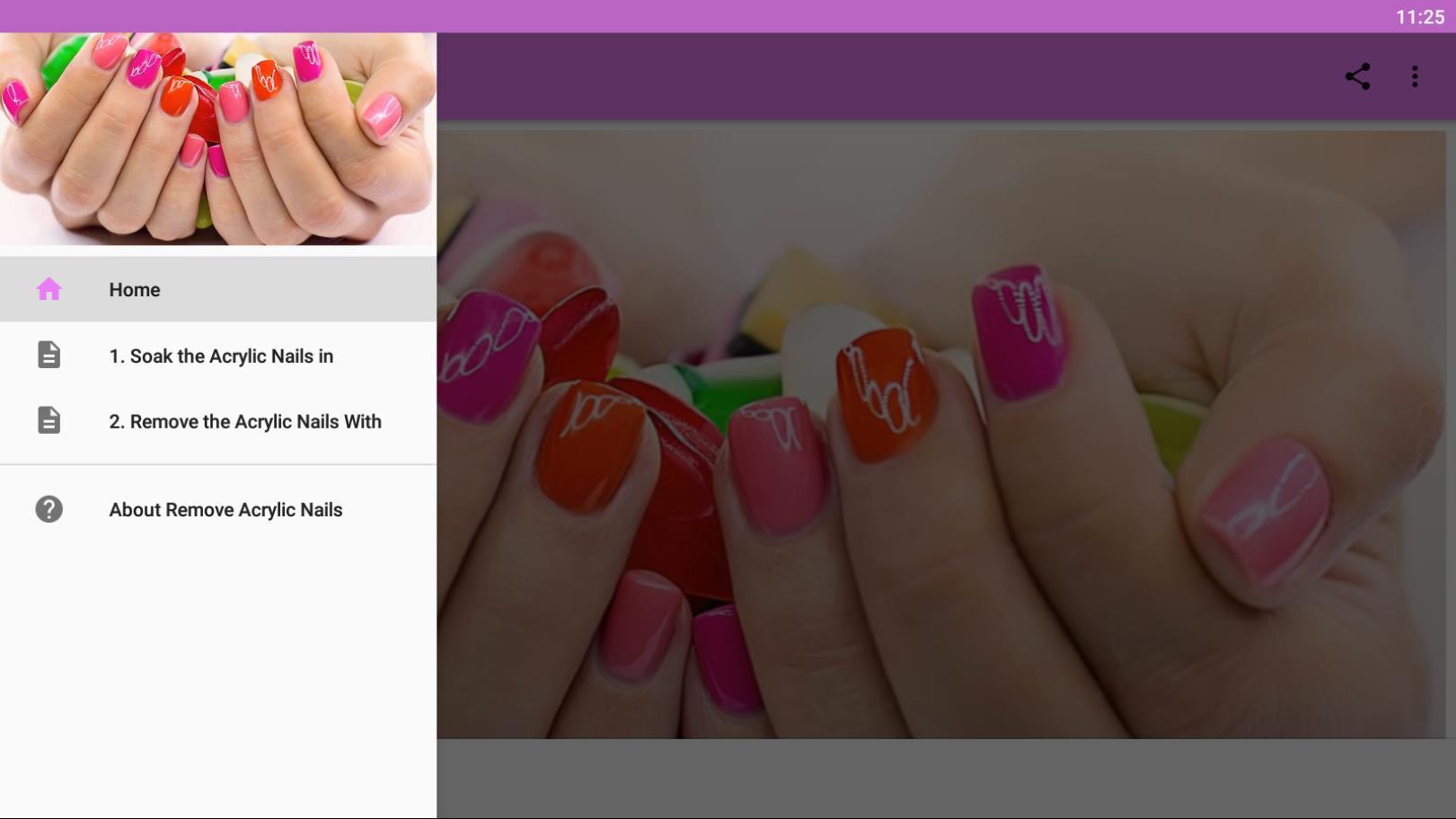 Remove Acrylic Nails