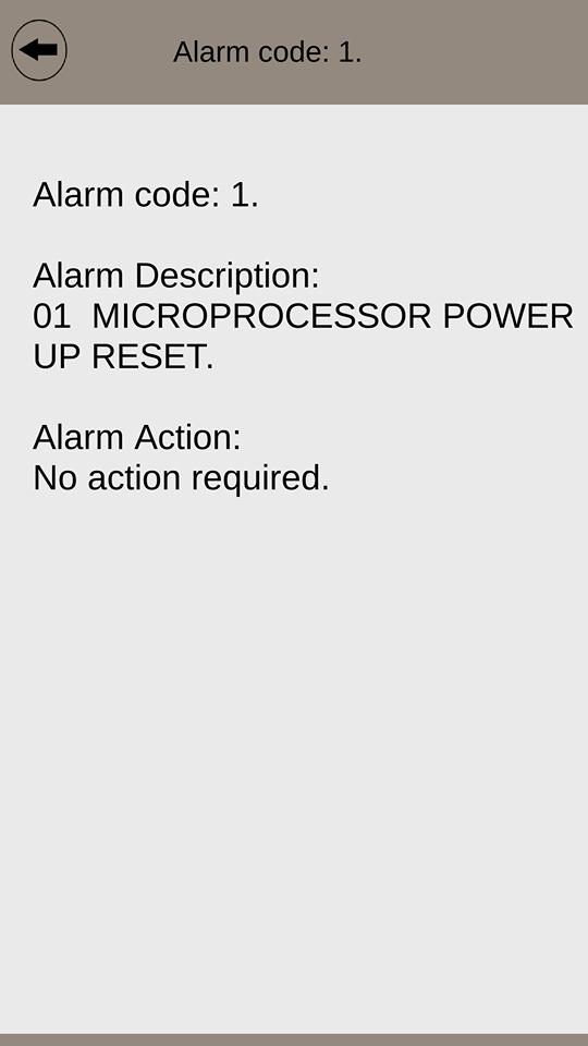 Thermo King alarm codes