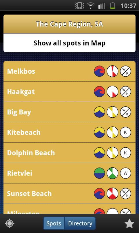 KITE AND WINDSURFING NAVIGATOR