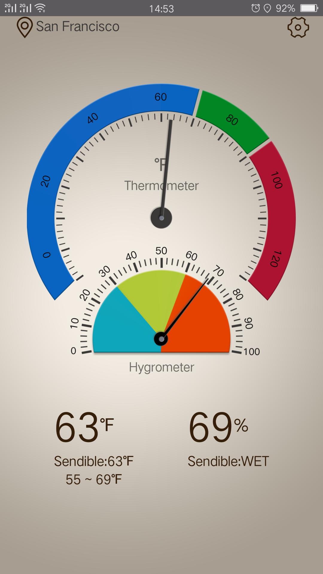Thermometer&Hygrometer(Dialplate)