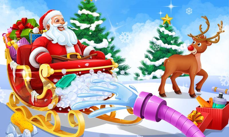 Christmas Santa's Sleigh Salon