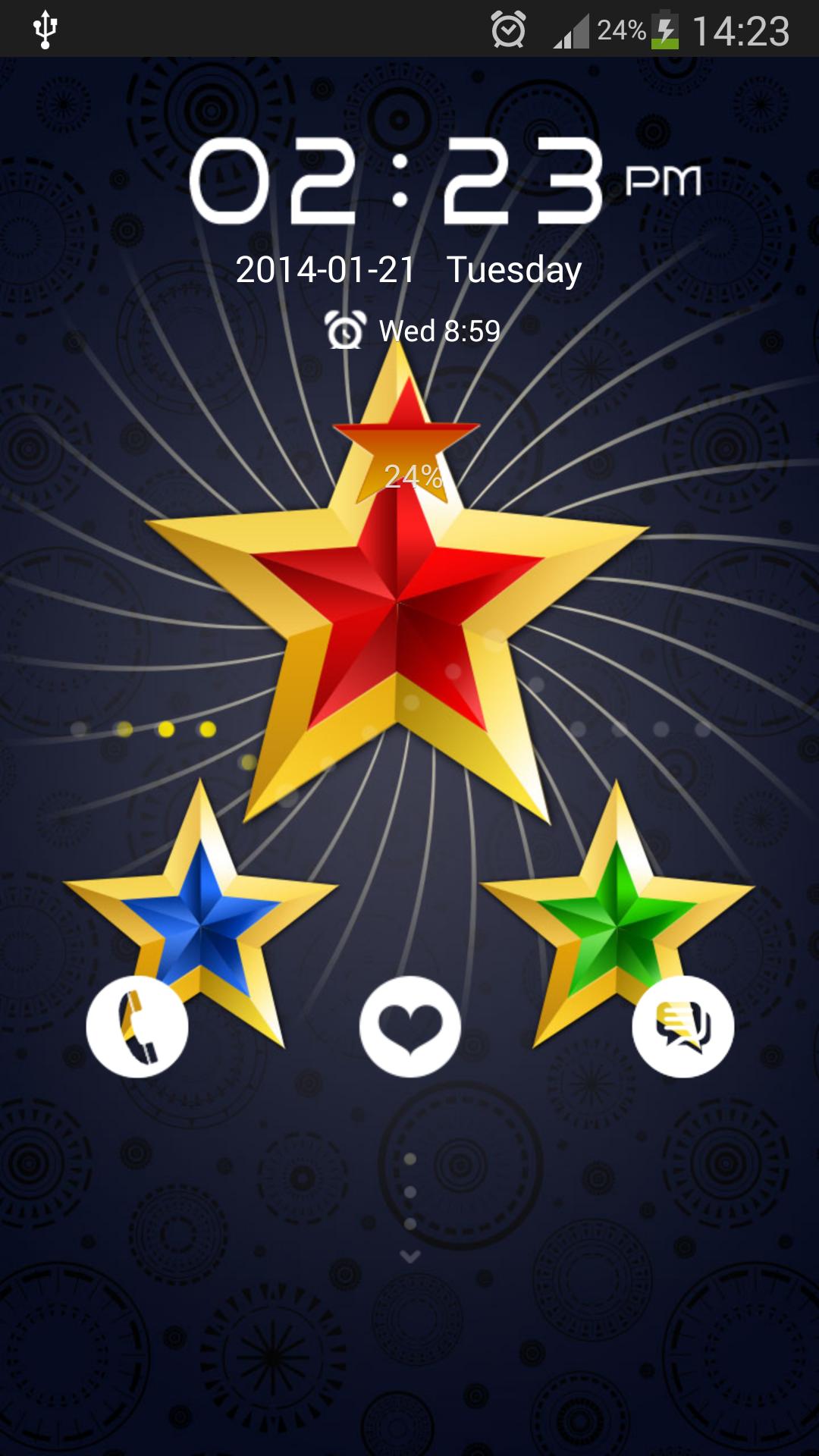 Stars for GO Locker