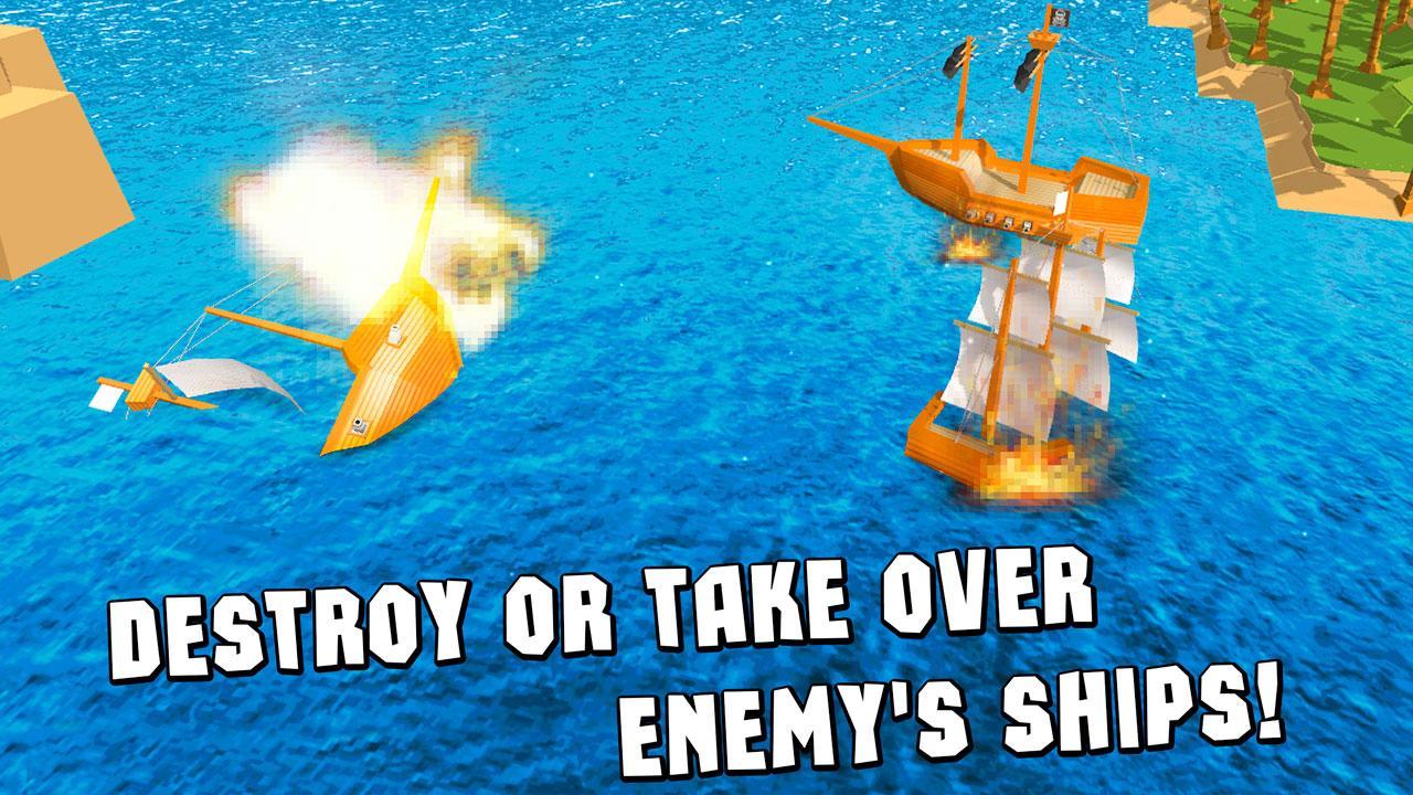 Cube Seas: Pirate Fight 3D