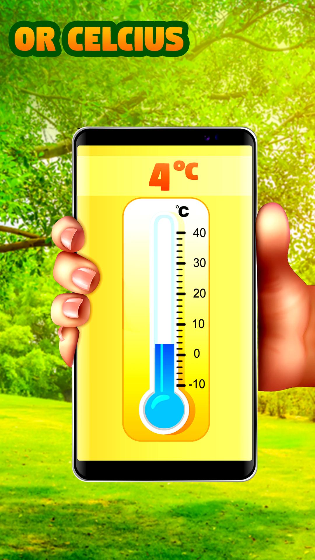 Precise thermometer in Celsius and Fahrenheit