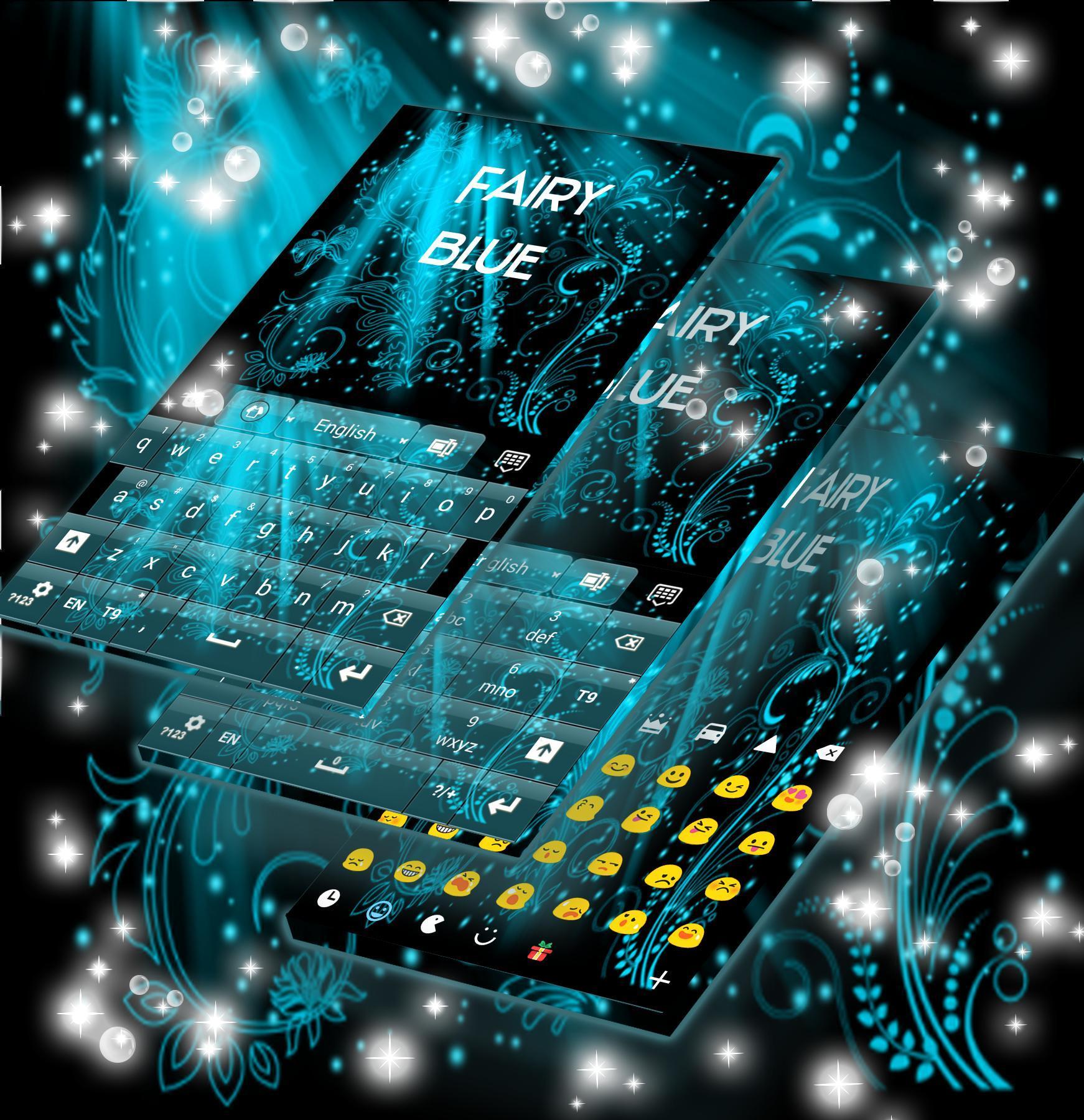 Fairy Blue Keyboard Theme