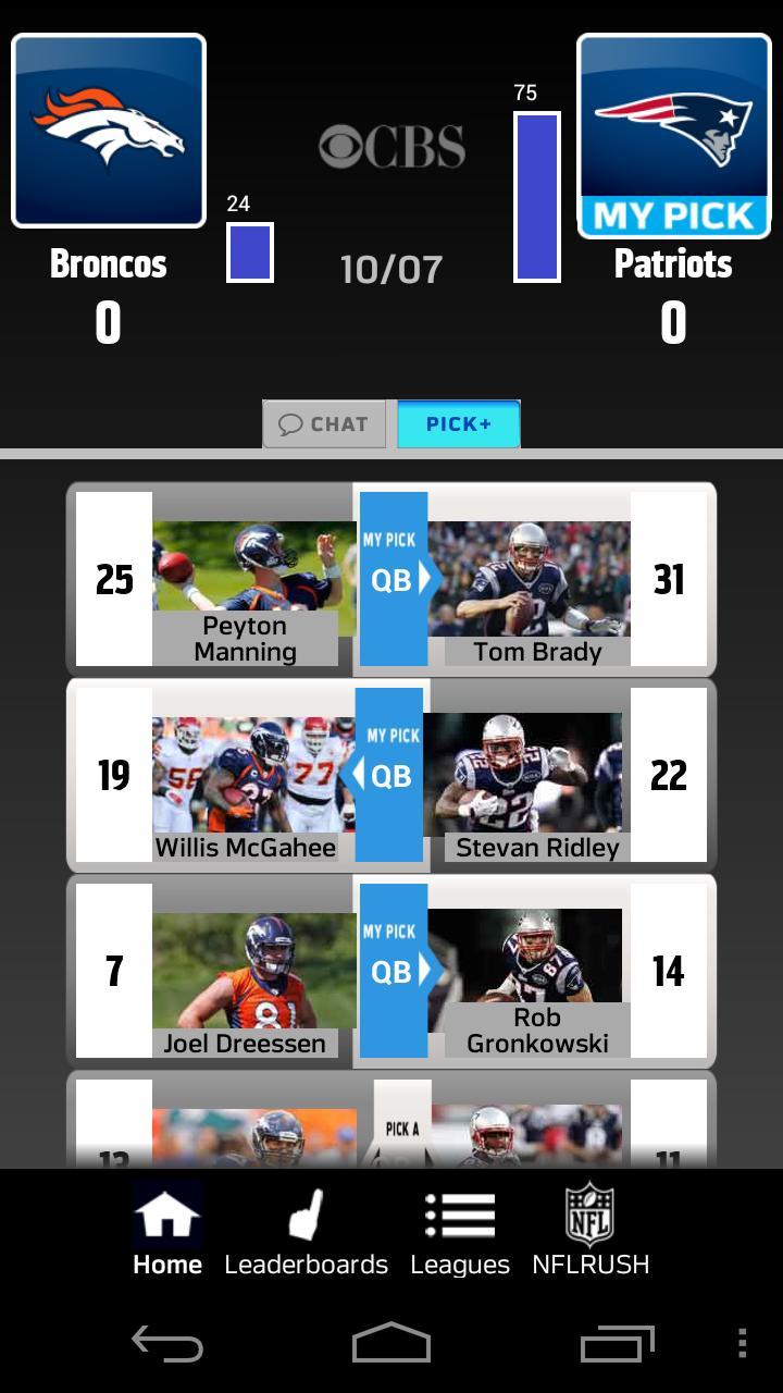 NFLRUSH Pick Em
