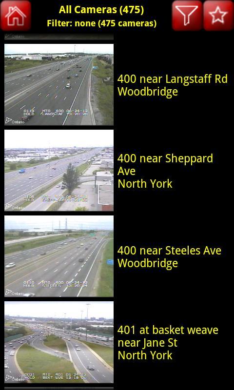 Ontario Traffic Cameras
