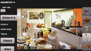 Mystery room. Hidden objects