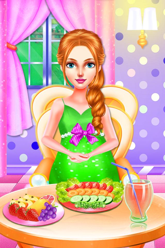 Pregnant Mom and Newborn Twins Maternity Care Game