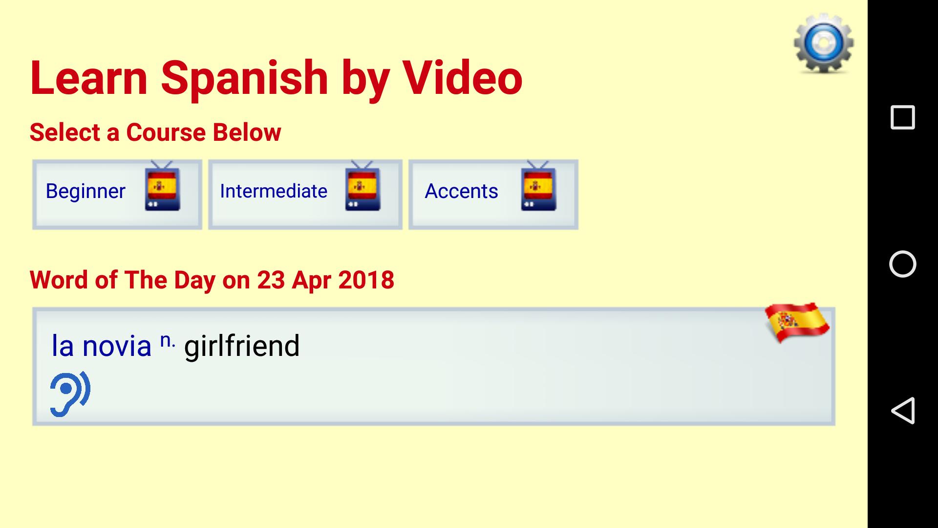 Learn Spanish by Video