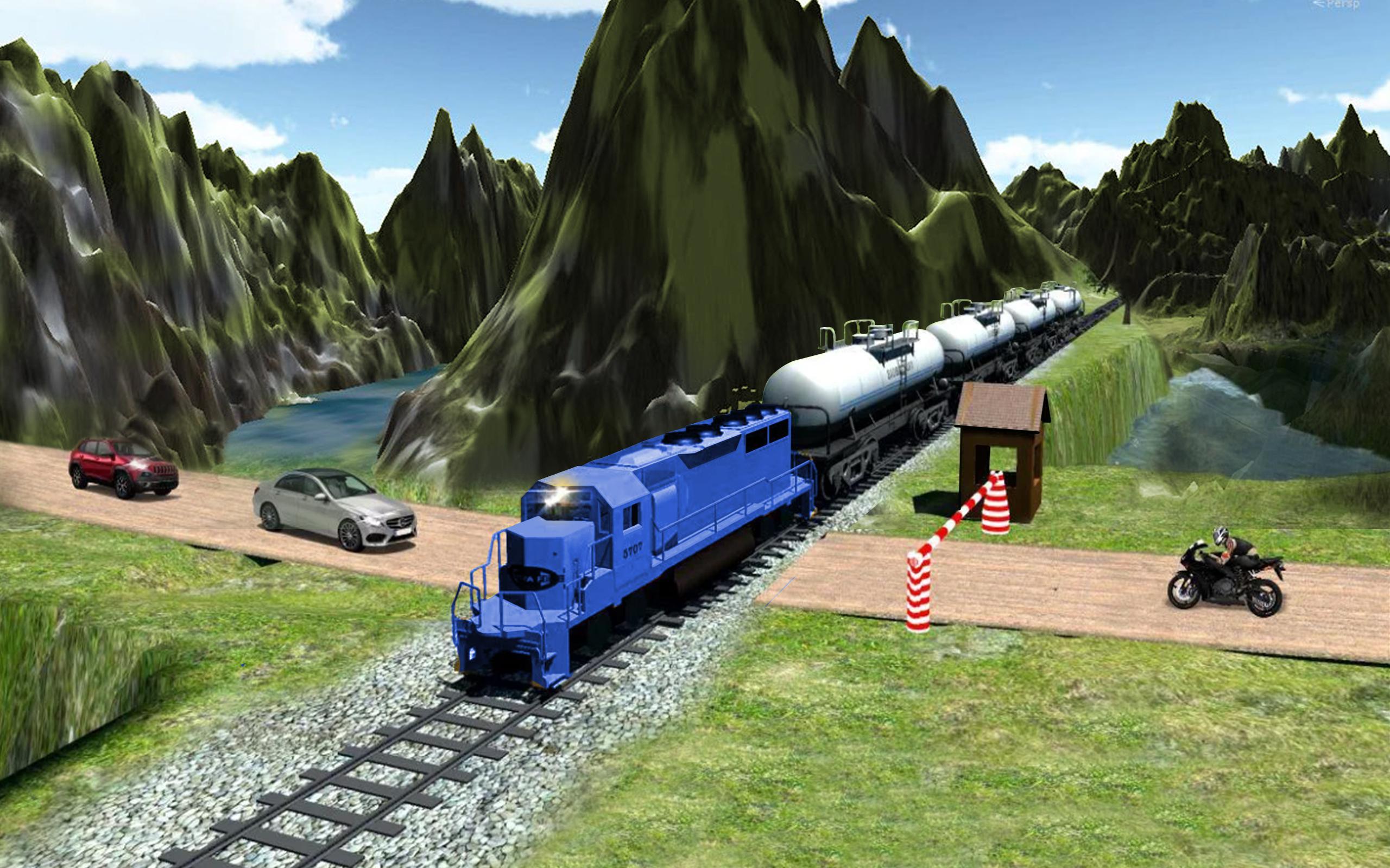 Oil Tanker Train Transporter Drive : Indian Train