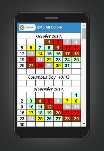 2015 USPS Carrier Calendar