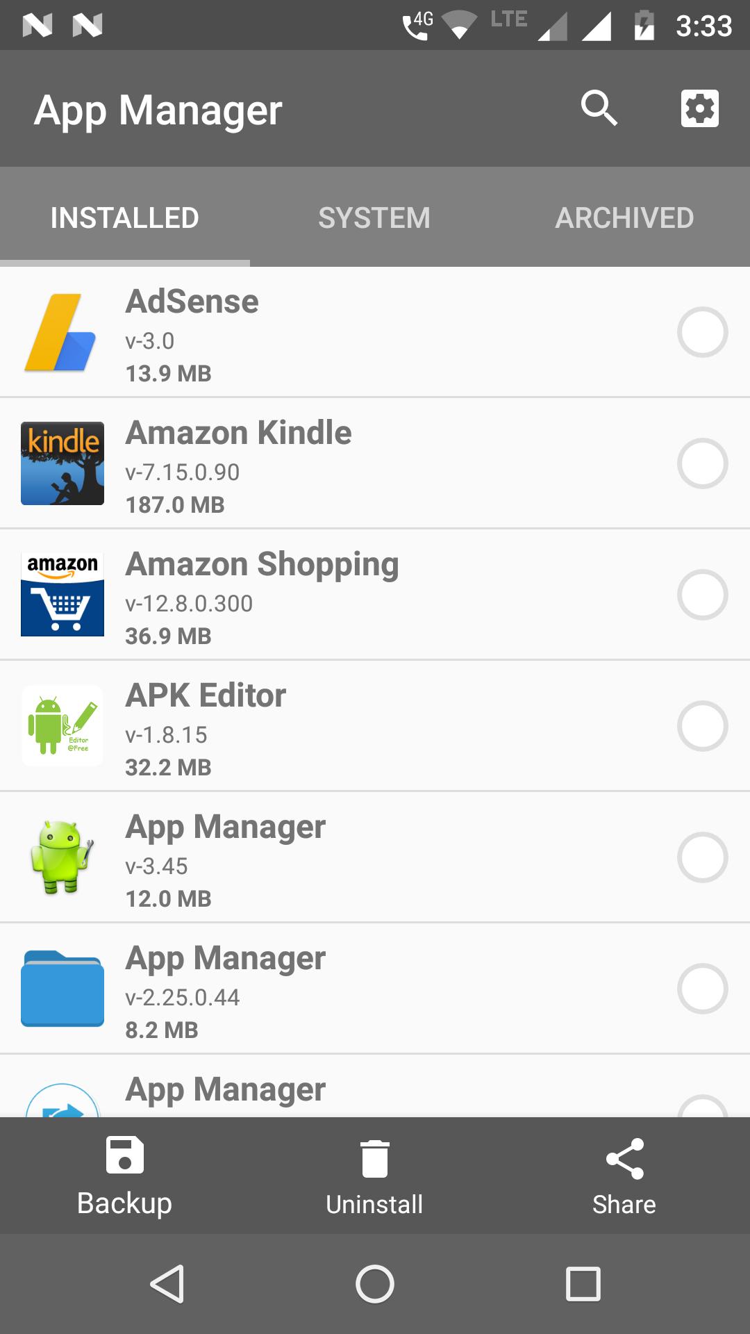 App Backup & Restore, App Mana