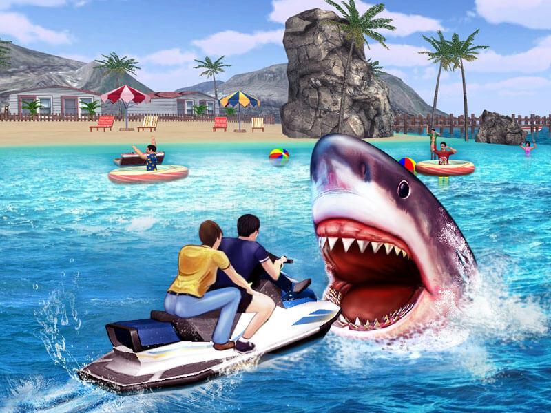 Angry Shark 3D Simulator Game