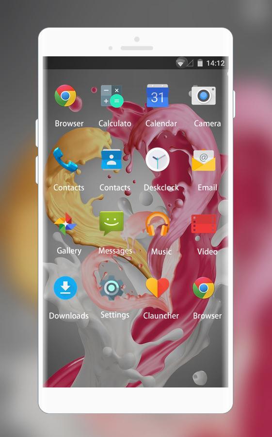 Love Heart Launcher Theme for Intex Aqua Y4