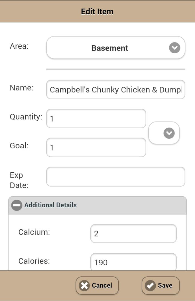 Food Storage Management