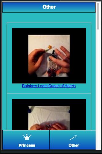 Princess Rainbow Loom