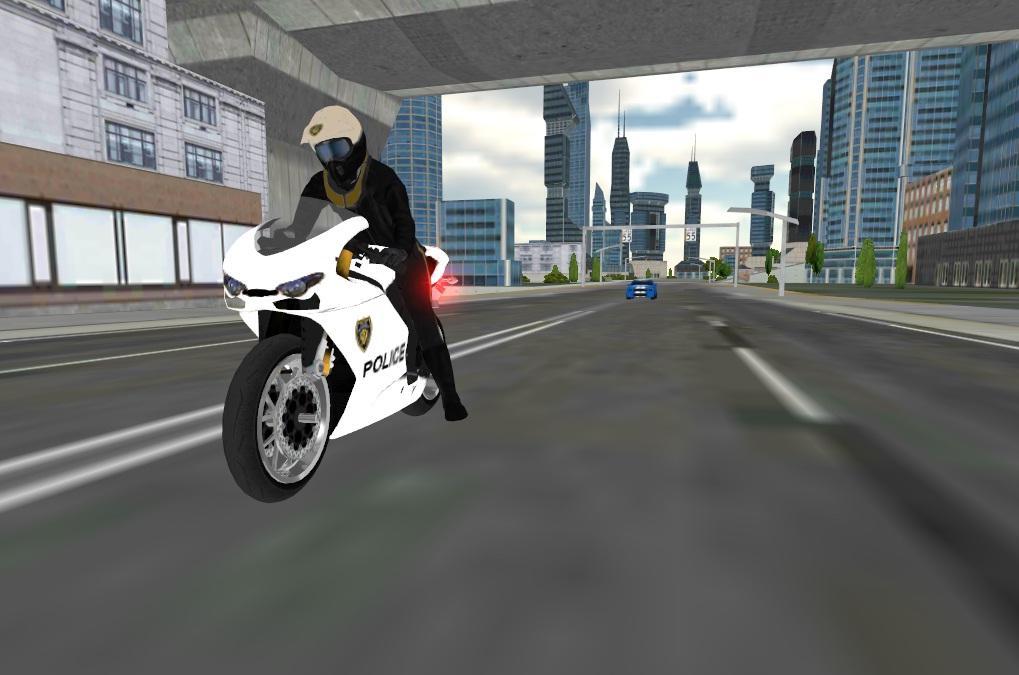Police Moto Bike Simulator 3D