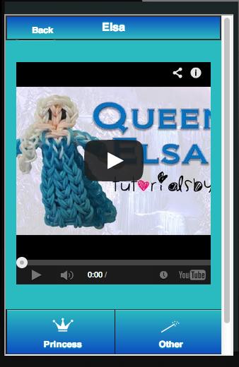 Princess Rainbow Loom