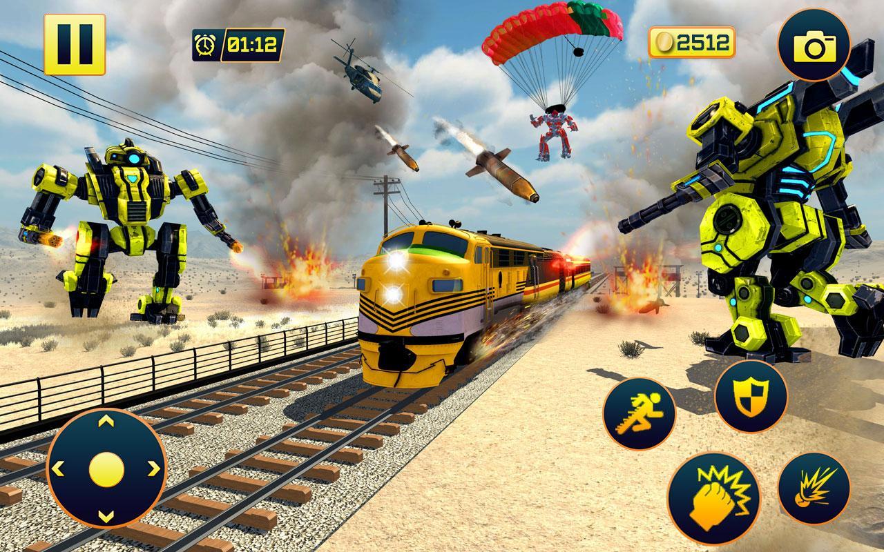 Grand Robot Train Transformation