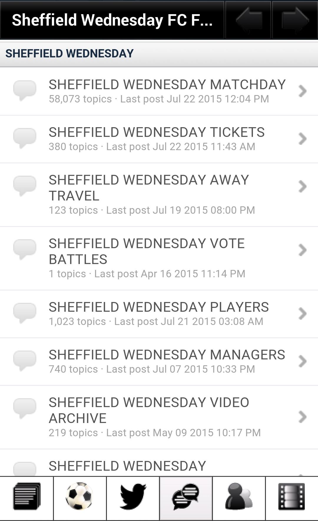 News for Sheffield Wednesday