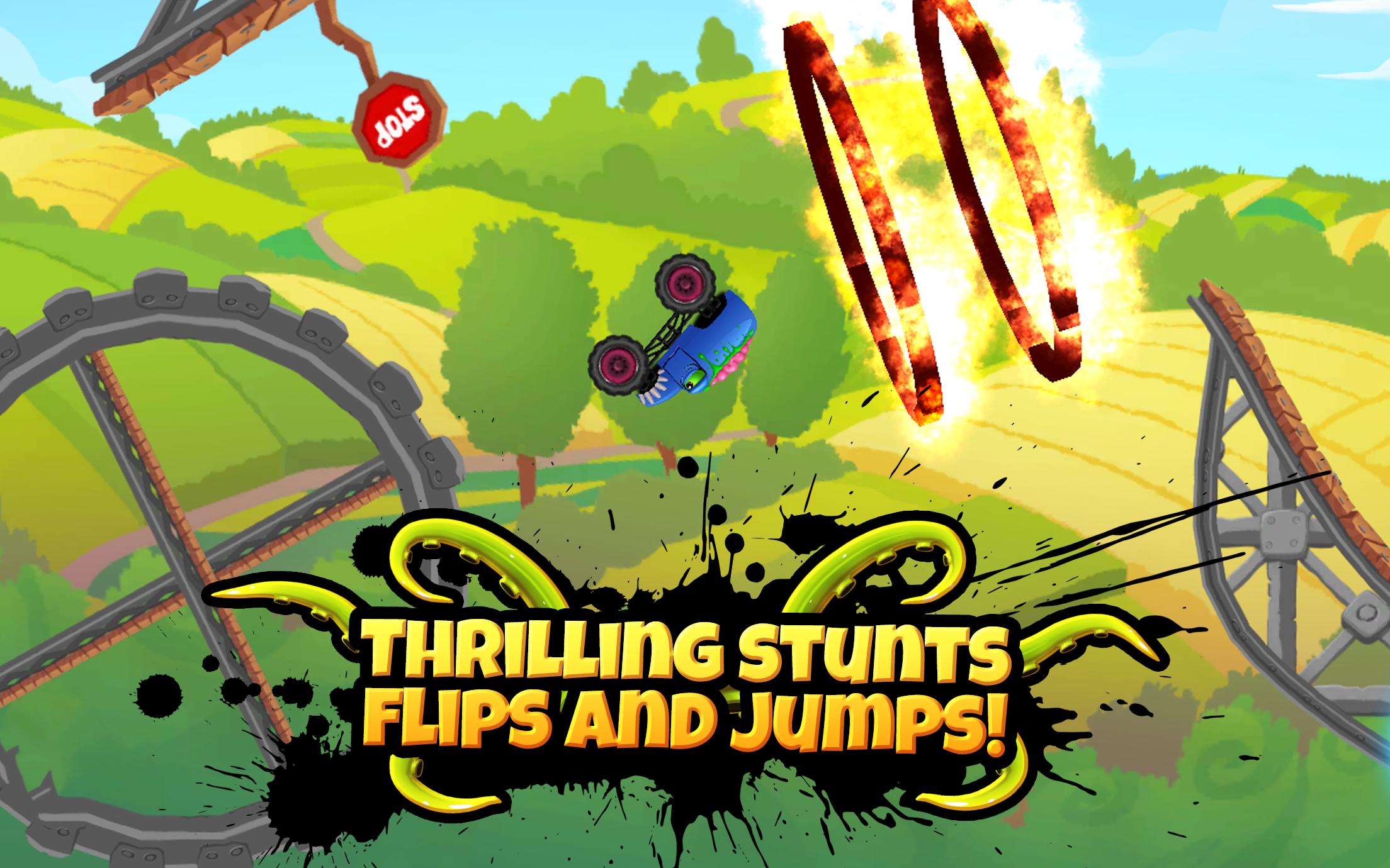 Monster Truck Kids 5: Crazy Cartoon Race