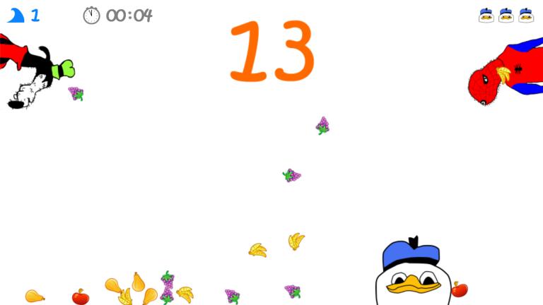 Dolan Duck Fruit Game