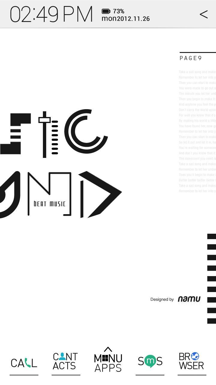 Typo White atom theme