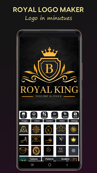 Royal Logo Maker, Logo Design