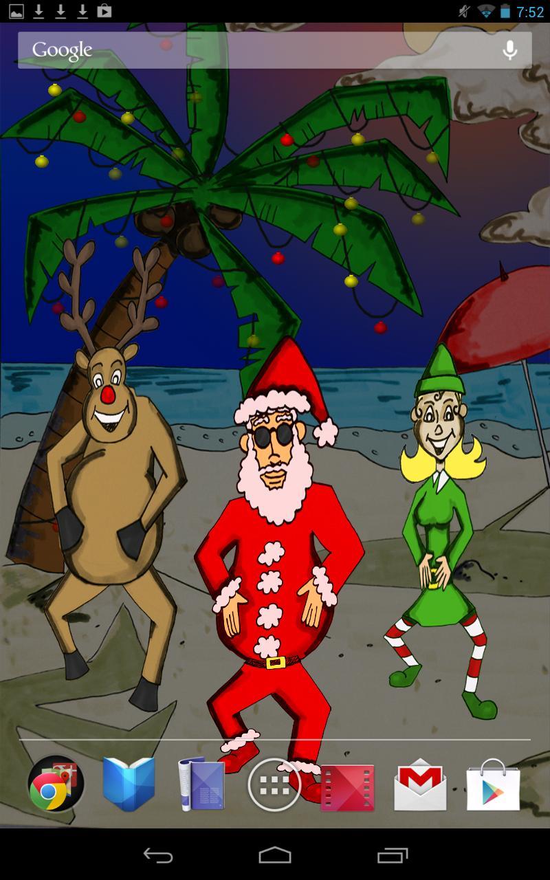 Gangnam Santa Live Wallpaper