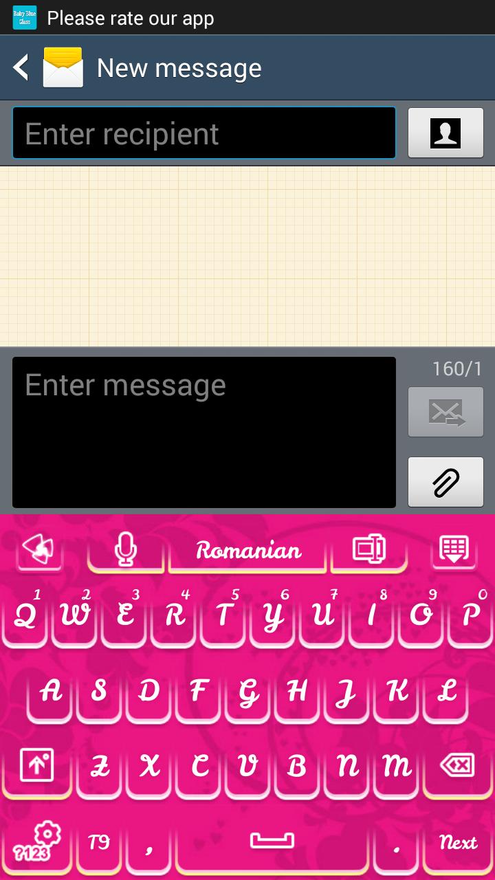 GO Keyboard Super Pink