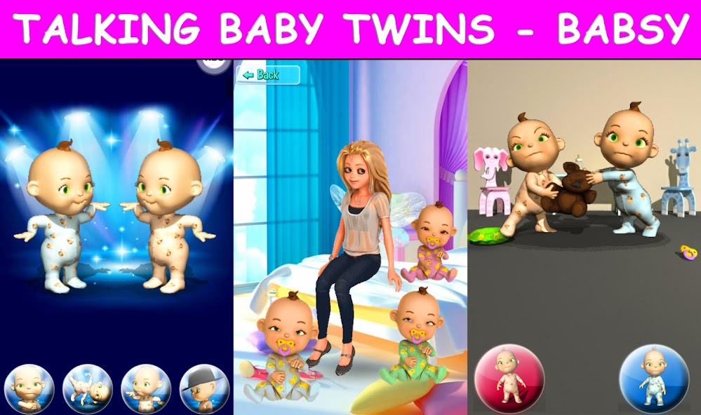 Talking Baby Twins