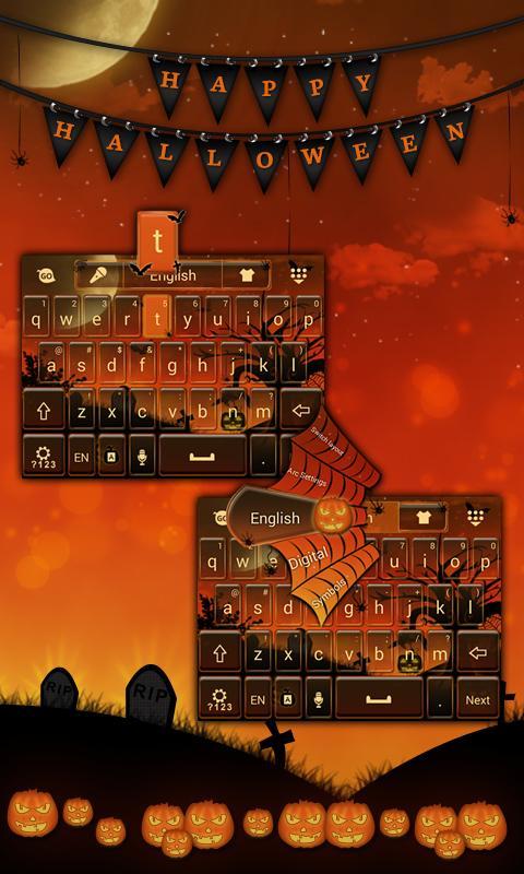 Happy Halloween Keyboard Theme