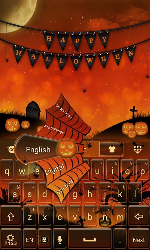Happy Halloween Keyboard Theme
