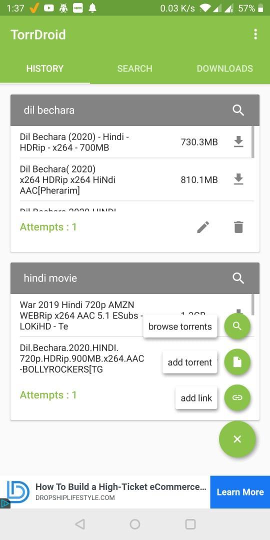 Torrent Search Engine :Jio Movie Downloader
