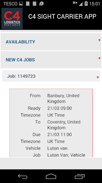 C4 SIGHT CARRIER APP