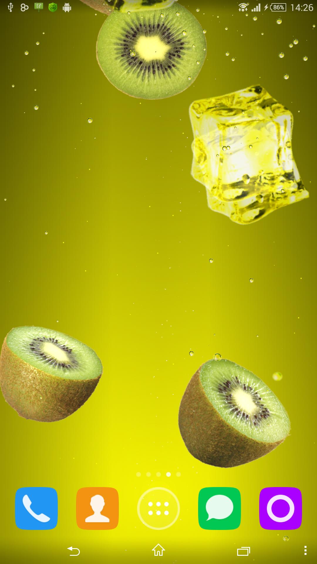 Kiwi juice - live wallpapers