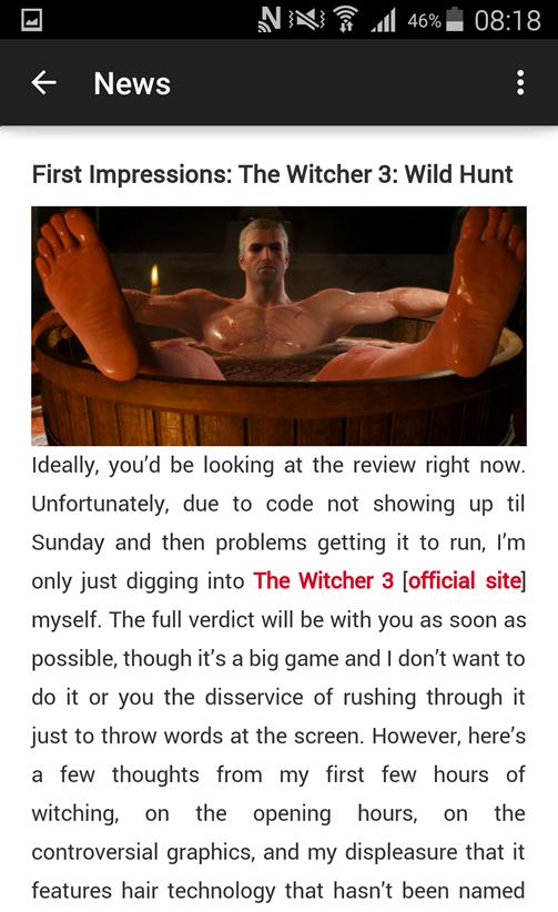 The Witcher 3 App (outdated)