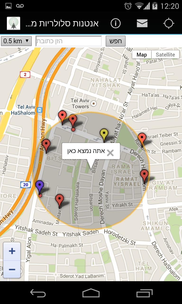 Cellular towers around You-PRO