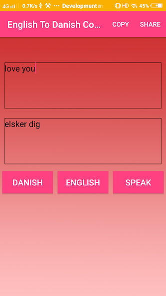 English To Danish Converter
