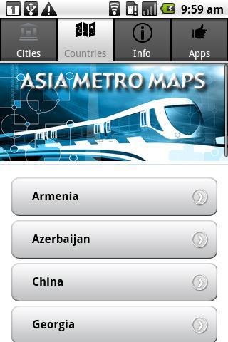 Asia Metro Maps